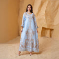 Women's Beaded Rhinestone Abaya Dress