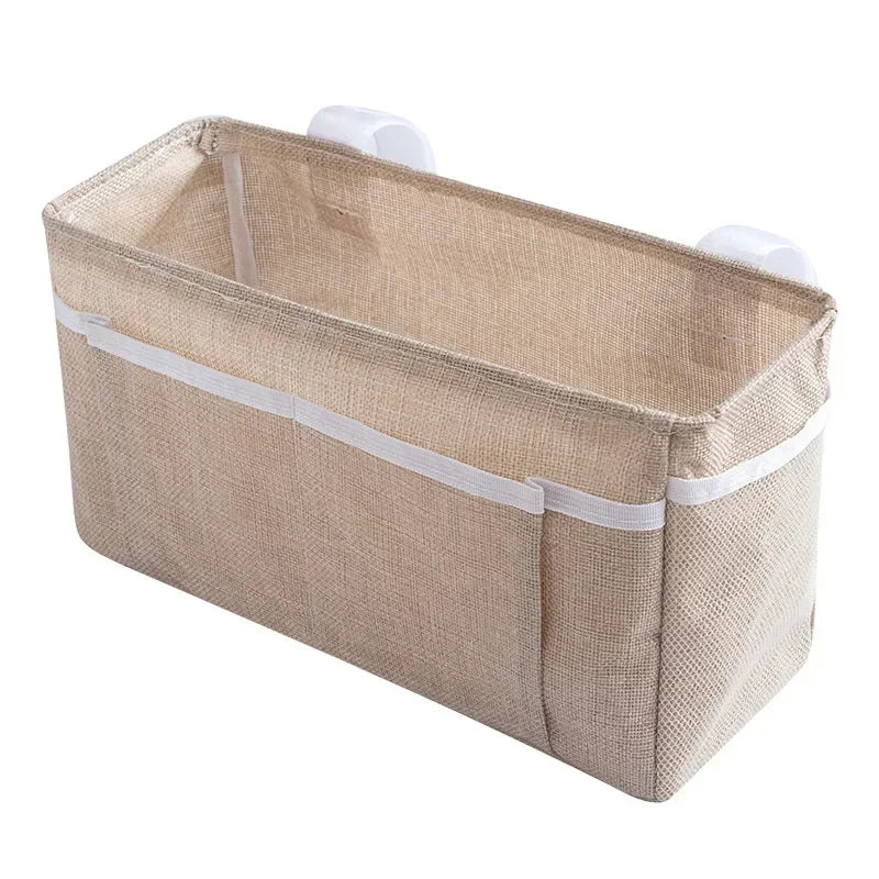 Bedside Hanging Storage Caddy — Waterproof Multi-Pocket Organizer