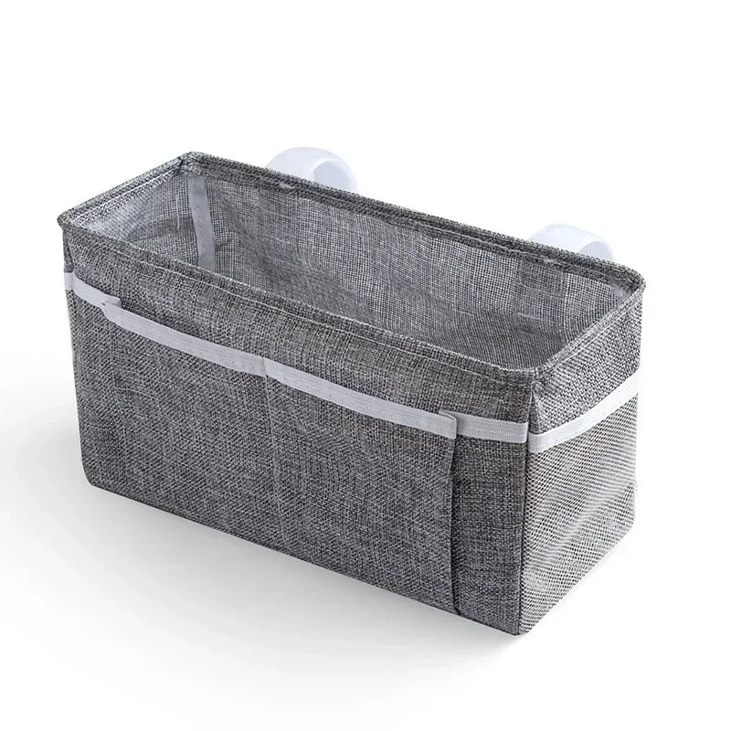 Bedside Hanging Storage Caddy — Waterproof Multi-Pocket Organizer