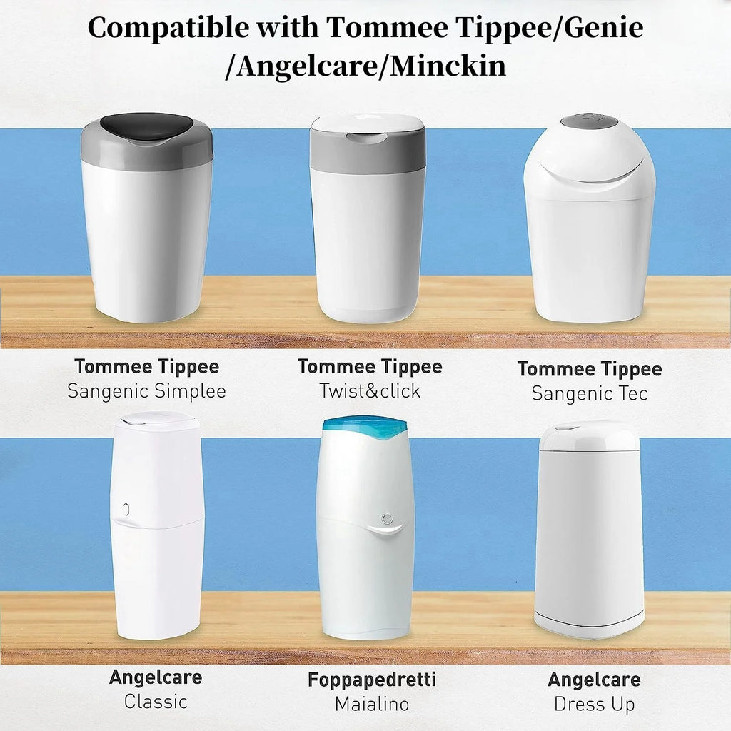 Scented Nappy Disposal Refill Bags — 7-Layer Odour Control