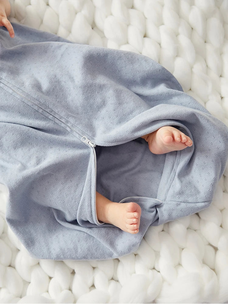 Cotton Newborn Sleeping Bag — Adjustable Swaddle Wrap