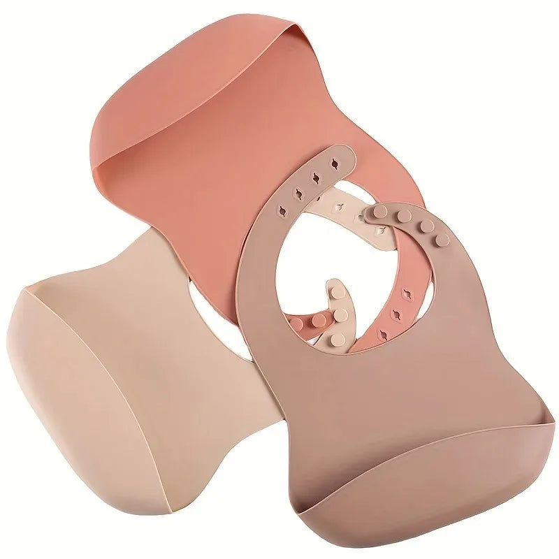 Adjustable Waterproof Silicone Baby Bib