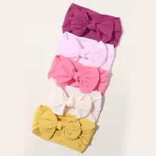 Baby Girl Bow Headband Set — Soft and Comfortable Look