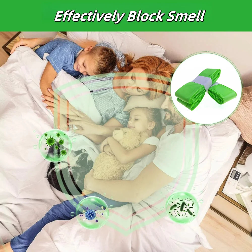 Scented Nappy Disposal Refill Bags — 7-Layer Odour Control