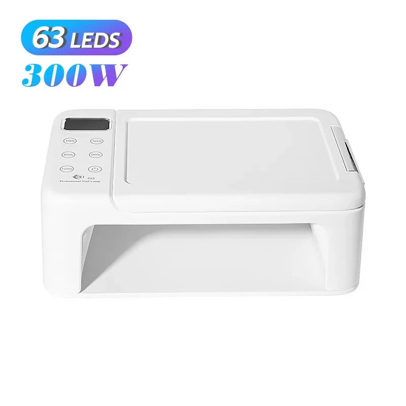 مصباح تجفيف أظافر UV LED بقوة 480 واط و108 لمبة - بوضع تبييض ومساحة كبيرة