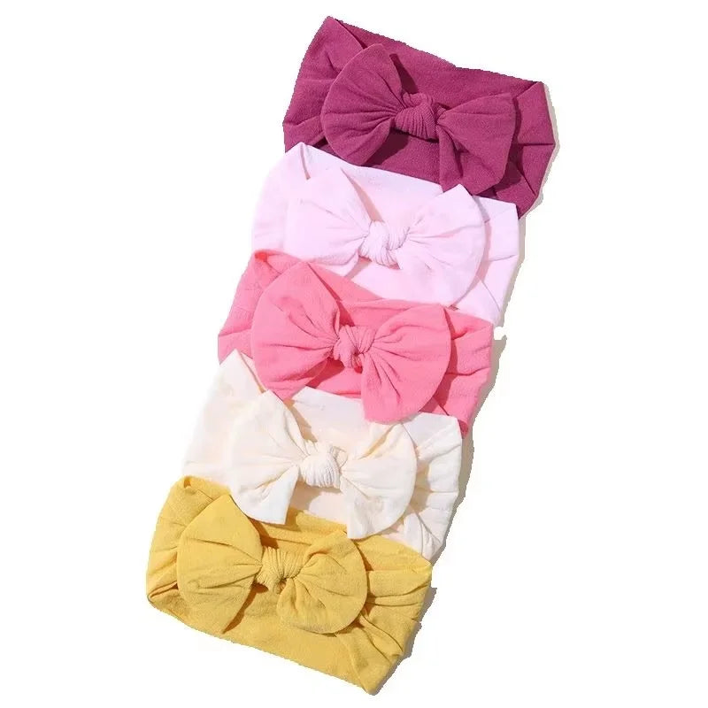 Baby Girl Bow Headband Set — Soft and Comfortable Look