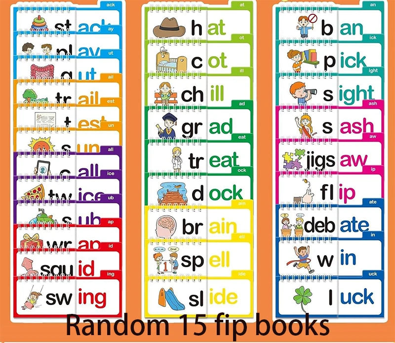 كتاب القراءة التفاعلي لتعلم الكلمات الإنجليزية والقوافي