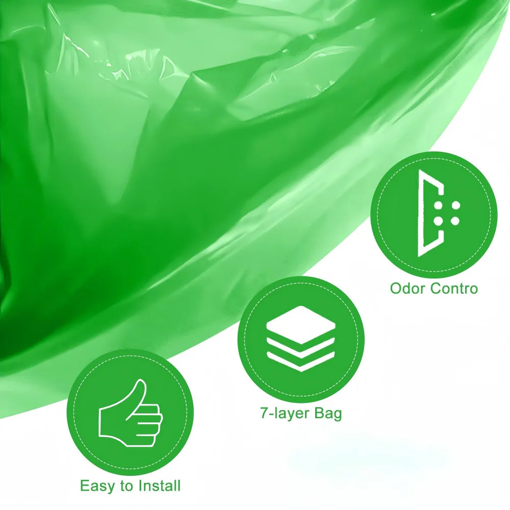 Scented Nappy Disposal Refill Bags — 7-Layer Odour Control
